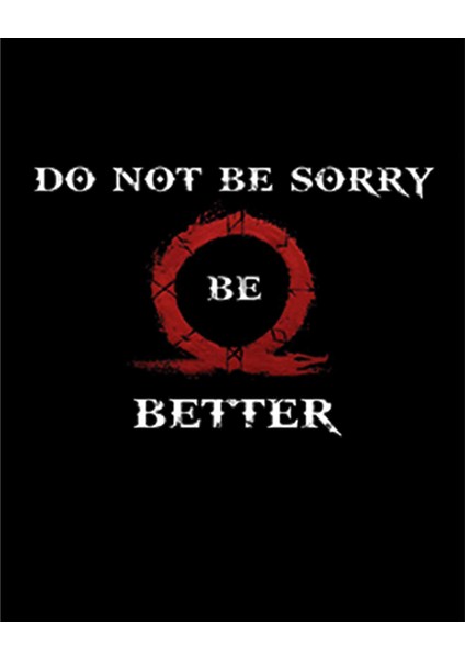 God Of War Do Not Be Sorry, Be Better Büyük Sırt Patch Yama