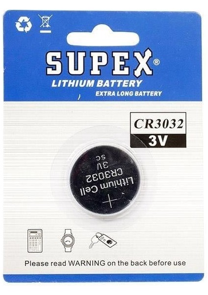 CR3032 3 Volt Lityum Pil Tekli