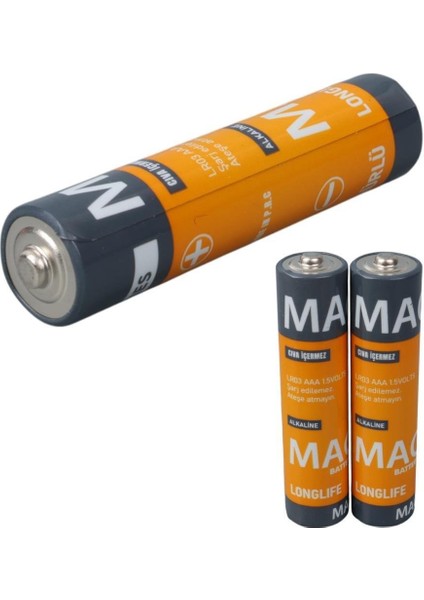 MG-26174 Alkalin Aaa 40'lı Ince Kalem Pil Kumanda Pili (Aaa, LR03, Am-4)