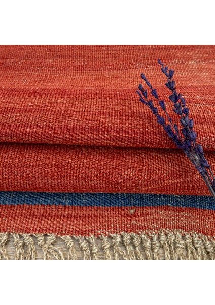 Lemi Kırmızı El Dokuma Kilim 110 x 161 cm fırsatları