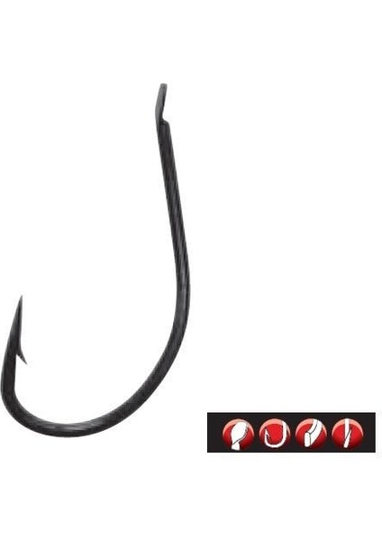 Gamakatsu LS-3020F #2 Olta Iğnesi Siyah 1/16 fiyatları