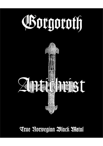 Gorgoroth Antichrist Büyük Sırt Patch Yama