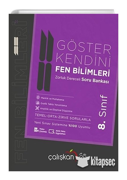 8. Sınıf Fen Bilimleri Göster Kendini Zorluk Dereceli Soru Bankası