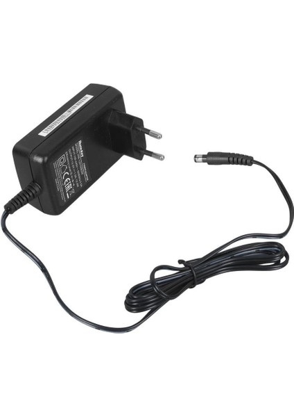 12 Volt - 1 Amper 5.5x2.5 mm Uçlu Plastik Kasa Priz Tip Adaptör