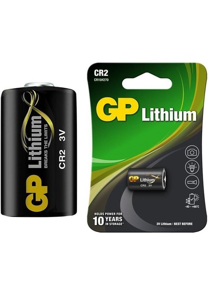 Cr2 3 Volt Lityum Fotoğraf Makinesi Pili