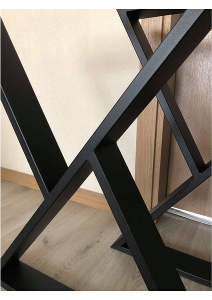 Masa Ayağı Yemek Çalışma Ofis Toplantı Yemek Masası Metal Ayak 1 Çift 2 Adet