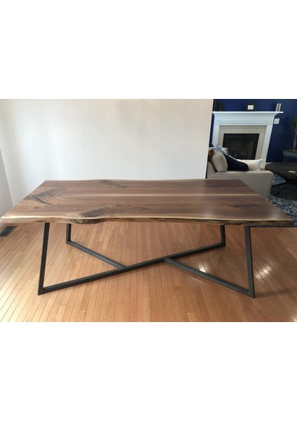 Ofis Toplantı Yemek Masası Ayağı Metal Ayak Siyah Renk 1 Adet