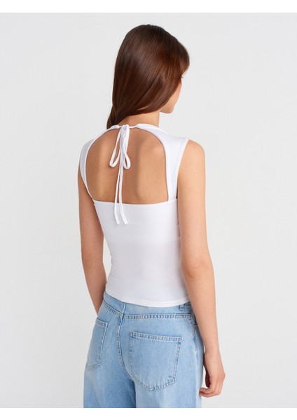 31780 Sırt Detaylı Top-Beyaz fiyatları