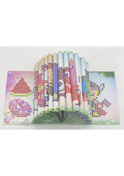 5mm Perler Çalışma Kılavuzu Boncuk Desen Atlas Hama Boncuk Kitabı Ütü 3D Bulmaca Kendin Yap Çocuk Yaratıcı El Yapımı El Sanatı Oyuncak Hediye (Yurt Dışından)