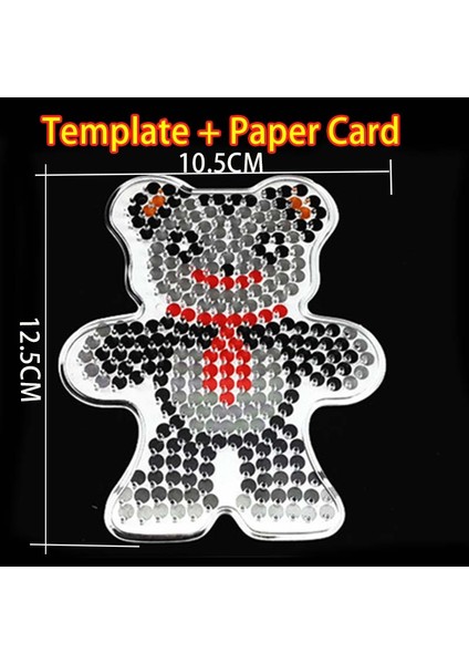 No.29 Tarzı Kızlar Hediye Çocuklar Eğitici Oyuncaklar Dıy Eva Pano Perle Hama 5mm Ütüleme Boncuk Jigsaw Aracı Peg Panolar Bulmaca (Yurt Dışından)