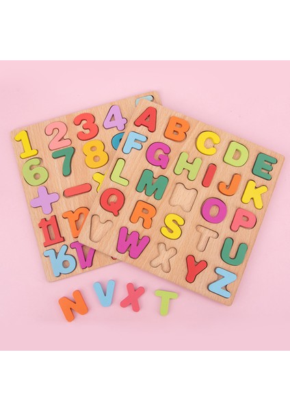 No.14 Tarzı Çocuklar Için Ahşap 3D Alfabe Sayı Bulmaca Tahtası Bebek Harf Dijital Geometrik Montessori Erken Öğrenme Eğitici Oyuncaklar (Yurt Dışından) modelleri