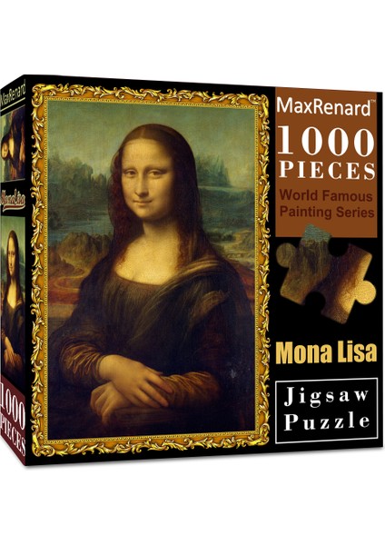 E Stili Yetişkinler Için Maxrenard Puzzle Oyunları - Van Gogh ve Mona Lisa Sanatı - Eğlenceli ve Zorlu Oyunlar (Yurt Dışından)