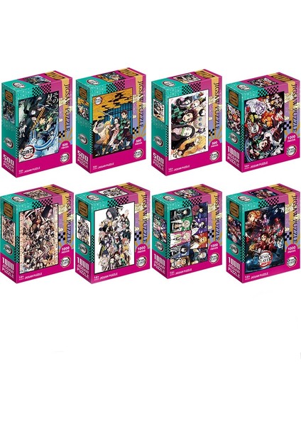 Q1066 Stili Anime Puzzle Demon Slayer 14+ Yaş Hediye Fikirleri - Noel Hediyesi (Yurt Dışından)