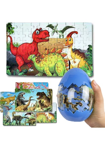 Ben Stil Ahşap Bulmacalar Dinozor Oyuncakları Büyük Dinozor Yumurtası Ambalaj Bulmaca Tahtası Hayvan 3D Bulmaca Eğitici Oyuncaklar Çocuklar Hediye (Yurt Dışından) fiyatları