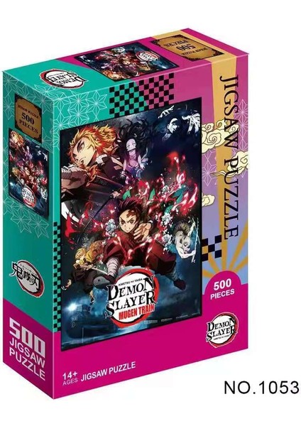 Q1066 Stili Anime Puzzle Demon Slayer 14+ Yaş Hediye Fikirleri - Noel Hediyesi (Yurt Dışından)