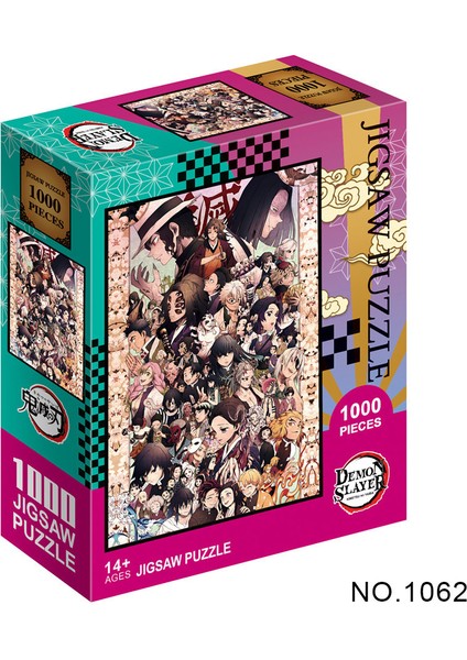 Q1066 Stili Anime Puzzle Demon Slayer 14+ Yaş Hediye Fikirleri - Noel Hediyesi (Yurt Dışından)