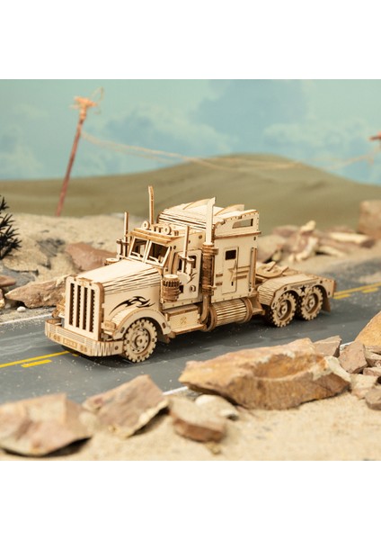 MC401 Stili Robotime 3D Ahşap Bulmaca Amerika Ağır Kamyon Bulmaca Oyunu Model Klasik Kendin Yap Araba Model Kitleri Oyuncak Çocuklar Yetişkin Doğum Günü Hediyesi (Yurt Dışından) fiyatları