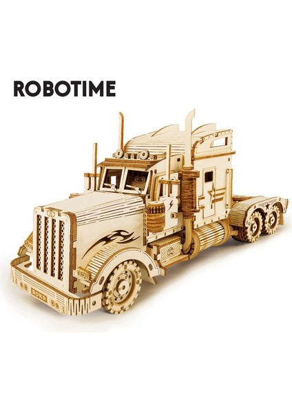 MC401 Stili Robotime 3D Ahşap Bulmaca Amerika Ağır Kamyon Bulmaca Oyunu Model Klasik Kendin Yap Araba Model Kitleri Oyuncak Çocuklar Yetişkin Doğum Günü Hediyesi (Yurt Dışından) fırsatları
