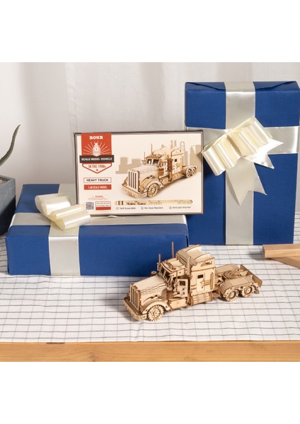 MC401 Stili Robotime 3D Ahşap Bulmaca Amerika Ağır Kamyon Bulmaca Oyunu Model Klasik Kendin Yap Araba Model Kitleri Oyuncak Çocuklar Yetişkin Doğum Günü Hediyesi (Yurt Dışından) indirimleri