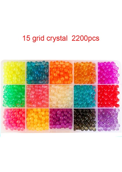 6000 Adet (Kristal) Tarzı Yeni 24 Renk Kendin Yap Spreyli Sihirli Boncuklar El Yapımı Boncuklar 3D Bulmaca Eğitici Oyuncaklar Çocuklar Için Kiti Top Oyunu (Yurt Dışından) indirimleri