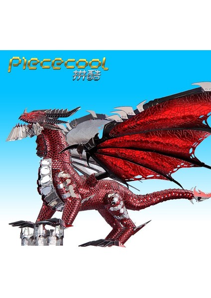 X1 Araç Rastgele Stili Piececool 3D Metal Bulmaca P119-KRS Siyah Ejderha Modeli Dıy Lazer Kesim Montaj Puzzle Oyuncak Masaüstü Dekorasyon Yetişkin Çocuklar (Yurt Dışından) modelleri