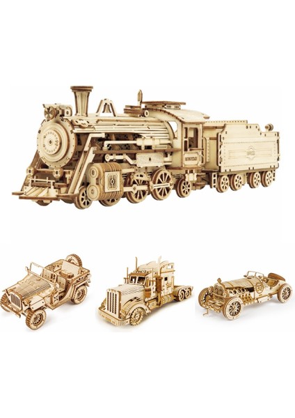 MC502 Stili Robotime 3D Ahşap Bulmaca Amerika Ağır Kamyon Bulmaca Oyunu Model Klasik Kendin Yap Araba Model Kitleri Oyuncak Çocuklar Yetişkin Doğum Günü Hediyesi (Yurt Dışından) modelleri
