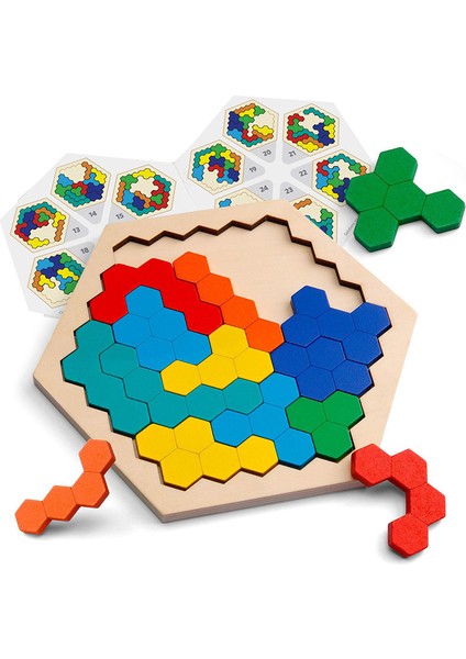 YZ02-3 Stili Yeni Renkli Ahşap 3D Bulmaca Geometrik Şekil Tangram Mozaik Puzzle Çocuklar Ahşap Oyuncak Bebek Montessori Eğitici Oyuncaklar Için E-Ticaret Başlığı (Yurt Dışından) fırsatları