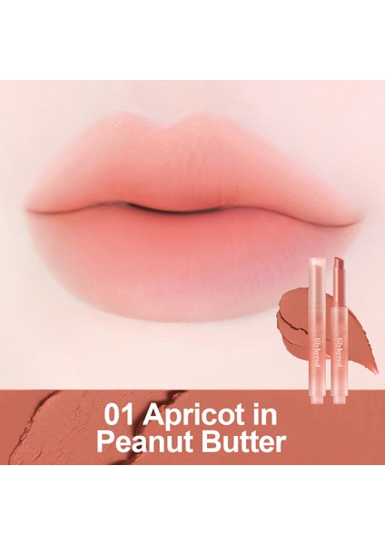 Lilybyred Milky Blur Fondue Bar/ Lilybyred Kremsi Blur Ruj & Allık - 01 Apricot in Peanut Butter