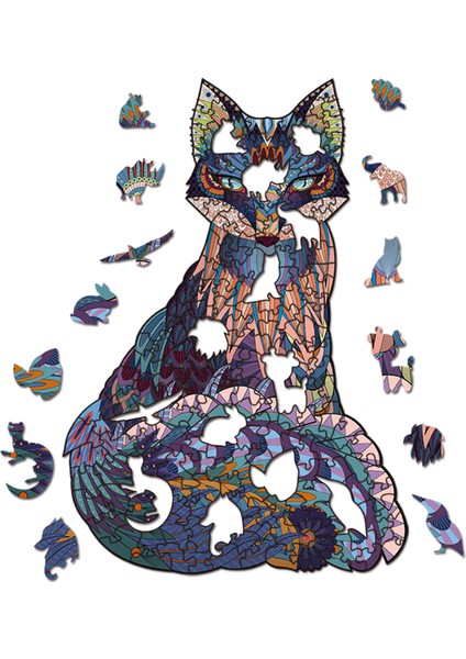 Karikatür Dragon-S Tarzı Yeni 3D Ahşap Bulmaca Gizemli Hayvan Bulmacaları Butik Hediye Kutusu Ambalaj Hediye Yetişkin Çocuklar Için Şahane Montessori Oyuncak Hediyesi (Yurt Dışından) fırsatları