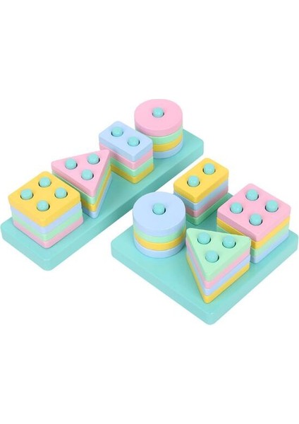 Maocong Shape Style Kendi Yapış Ahşap Gökkuşağı Blok Ahşap Yığın Oyuncağı Grimms Gökkuşağı Yapı Blokları Montessori Eğitici Oyuncak Çocuklar Gökkuşağı Yığınlayıcı Yjn (Yurt Dışından)