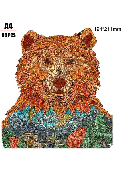 Dünya Ayısı A4 Stili Eşsiz Hayvan Bulmaca Fil Zürafa Ahşap Puzzle Panosu Seti Bebek Oyuncakları Yetişkinler Çocuklar Hediye Eğitici Oyunlar Oyuncaklar (Yurt Dışından)