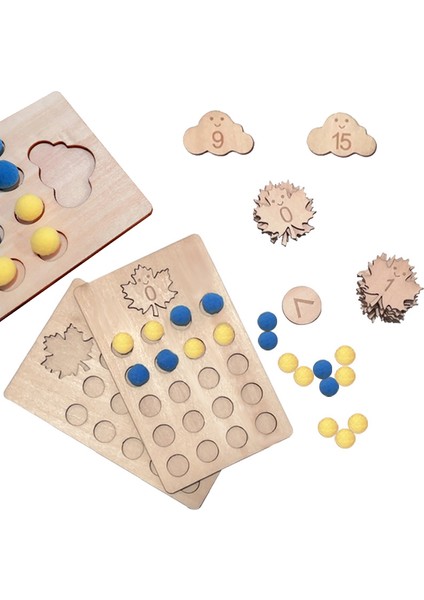 D Stili Montessori Sayı Tahtaları Matematik Oyuncakları Noel Ağacı Yaprağı Ahşap Bulmaca Sayma Sıralama Oyunu Eğitici Öğrenme Oyuncakları Çocuklar Için (Yurt Dışından) fiyatları