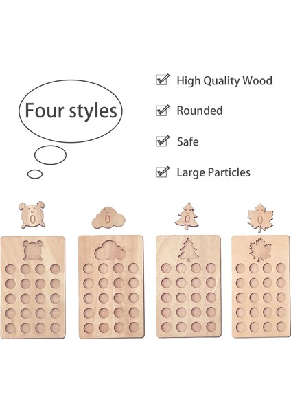 D Stili Montessori Sayı Tahtaları Matematik Oyuncakları Noel Ağacı Yaprağı Ahşap Bulmaca Sayma Sıralama Oyunu Eğitici Öğrenme Oyuncakları Çocuklar Için (Yurt Dışından) fırsatları