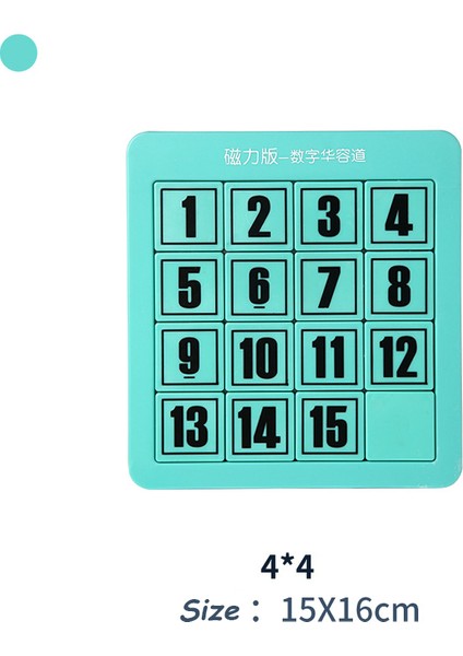 4x4 Stili Çocuklar Için Montessori Oyuncak Manyetik 6x6 Sayısal Tahta Sürgülü Puzzle Huarong Yolu Matematik Oyunu Klotski Oyuncak Çocuk Hediyesi (Yurt Dışından)
