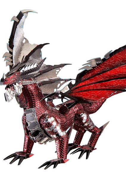 P119 Stili Piececool 3D Metal Bulmaca P119-KRS Siyah Ejderha Modeli Dıy Lazer Kesim Montaj Puzzle Oyuncak Masaüstü Dekorasyon Hediye Için Yetişkin Çocuklar Için (Yurt Dışından) fiyatları