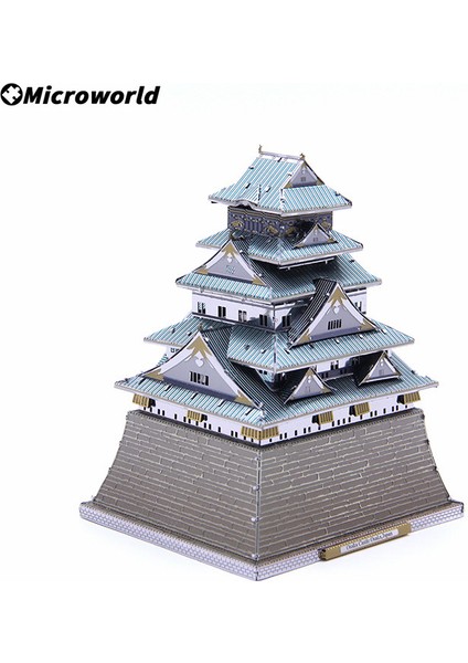 Osaka Kalesi 2 Tarzı 3D Metal Modelleme Bulmaca Oyunları Ünlü Kule Binalar Modelleri Yapı Seti Eğitici Oyuncaklar Hediye Için Yetişkinler Için Dıy Montaj Kiti (Yurt Dışından)