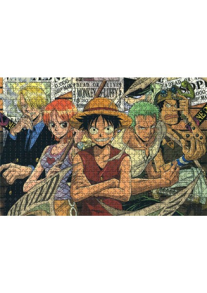 No.13 Tarzı Ahşap Bir Parça Bulmaca Eğitici Oyuncaklar Hediye Eğlenceli One Piece Bulmacaları Yetişkinler ve Çocuklar Için Japon Anime Kaizokuo (Yurt Dışından)
