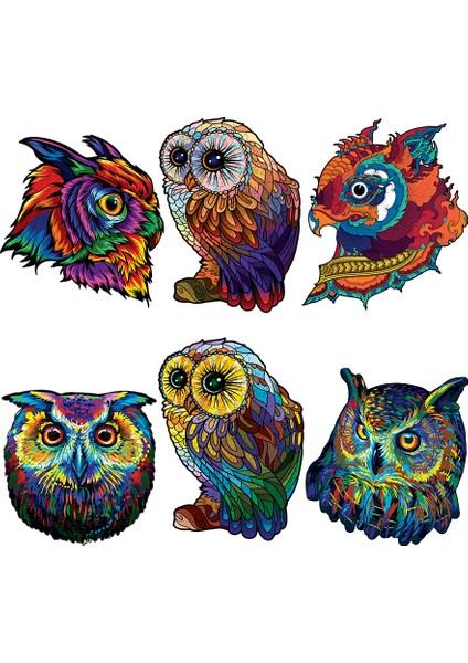 Mty-18-A4 Stili Ahşap Bulmaca Jigsaw En Iyi Hediye Yetişkinler ve Çocuklar Için Benzersiz Şekilli Bulmaca Parçaları Büyüleyici Baykuş A3 A4 A5 (Yurt Dışından) fiyatları