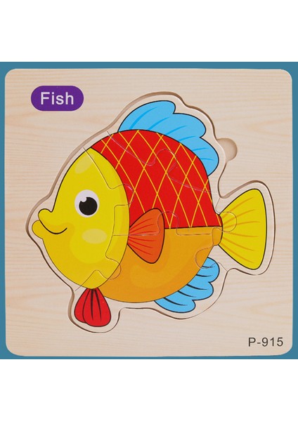 No.43 Tarzı 1 Adet Bebek 3D Ahşap Hayvan Trafik Jigsaw Bulmaca Eğitici Oyuncak Erken Öğrenme Algısı Çocuklar Karikatür Kavrama Zeka Bulmacası (Yurt Dışından)