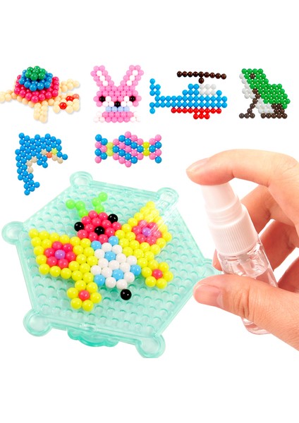 5000 Adet Tarzı Kızlar Çocuklar Için Hama Boncuklu Puzzle Aquabeads Dıy Sprey Boncuk Set Top Oyunları 3D El Yapımı Sihirli Oyuncaklar Yeniden Doldurun (Yurt Dışından)