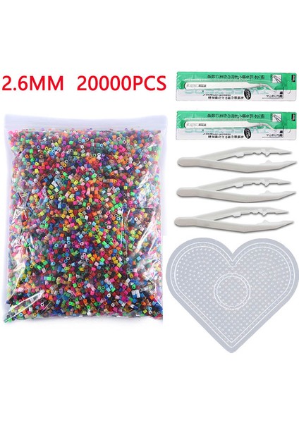 D 20000 Adet Set Stili Hama Boncukları Mini Hama Erime Boncukları Kendin Yap Çocuk Eğitici Oyuncakları (Yurt Dışından) modelleri