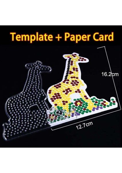 No.31 Tarzı Kızlar Hediye Çocuklar Eğitici Oyuncaklar Dıy Eva Pano Perle Hama 5mm Ütüleme Boncuk Jigsaw Aracı Peg Panolar Bulmaca (Yurt Dışından)
