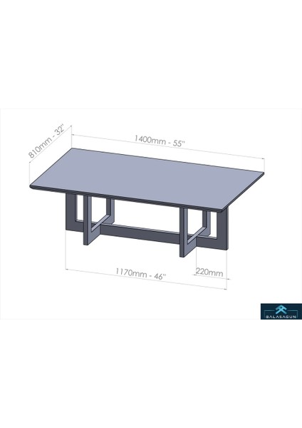Sehpa Metal Ayak Ahşap Sehpa Ayağı Siyah Sehpa Ayağı