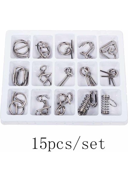 Kırmızı Stil Metal Montessori Puzzle Tel Iq Zeka Bulmaca Oyunu Yetişkinler Çocuklar Eğitici Oyuncaklar (Yurt Dışından) modelleri