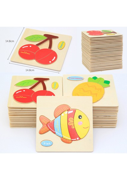 Kahve Stili Çocuklar Için Ahşap 3D Puzzle Oyuncaklar - Zeka Geliştirici Çocuk Eğitici Oyuncaklar (Yurt Dışından) fırsatları