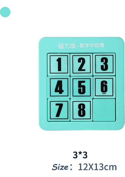 3x3 Tarzı Çocuklar Için Montessori Oyuncak Manyetik 6x6 Sayısal Tahta Sürgülü Puzzle Huarong Yolu Matematik Oyunu Klotski Oyuncak Çocuk Hediyesi (Yurt Dışından)