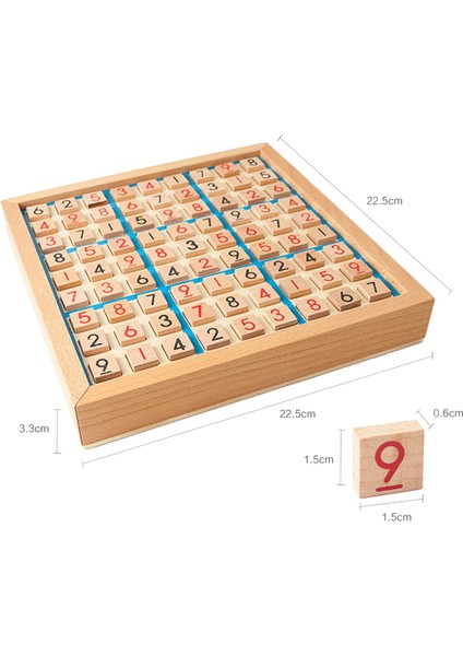 BZS00032 Stili Sudoku Çapraz Bulmacalar Montessori Ahşap Eğitici Sayılar Çıkarım Mantık Oyunları Latin Kare Matematik Bulmacalar Sayı Yerleştirme Oyunları Oyuncaklar (Yurt Dışından)