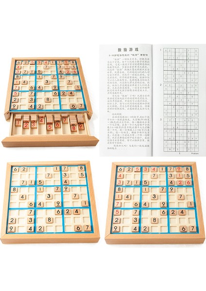 BZS00032 Stili Sudoku Çapraz Bulmacalar Montessori Ahşap Eğitici Sayılar Çıkarım Mantık Oyunları Latin Kare Matematik Bulmacalar Sayı Yerleştirme Oyunları Oyuncaklar (Yurt Dışından)