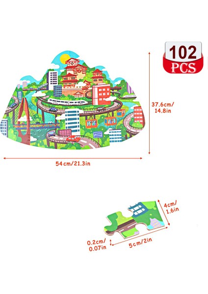 1005 Kutu Stili Yok Hahowa Hayvan Yapboz Parçaları Dinozor Balina Şehir Seyahat Bulmaca Çocuk Oyunları Eğitici Oyuncaklar Yılbaşı Hediyesi Için Çocuklar Için (Yurt Dışından)