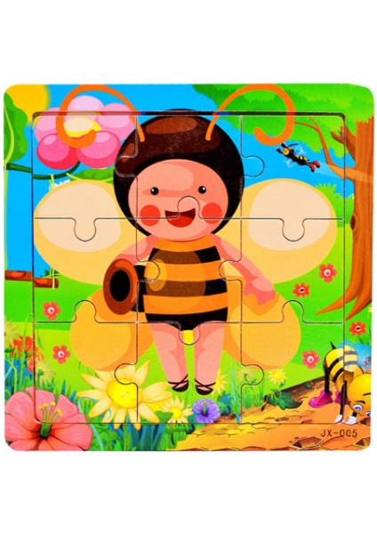 No.23 Tarzı 1 Adet Bebek 3D Ahşap Hayvan Trafik Jigsaw Bulmaca Eğitici Oyuncak Erken Öğrenme Algısı Çocuklar Karikatür Kavrama Zeka Bulmacası (Yurt Dışından)